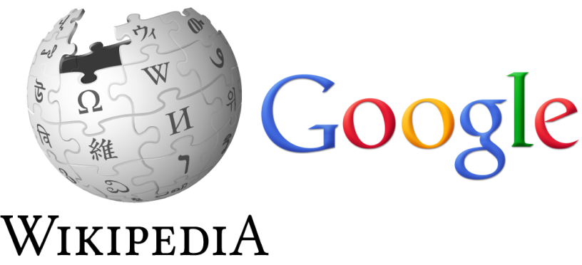 google and wikipedia